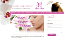 Desktop Screenshot of essenzaescape.com